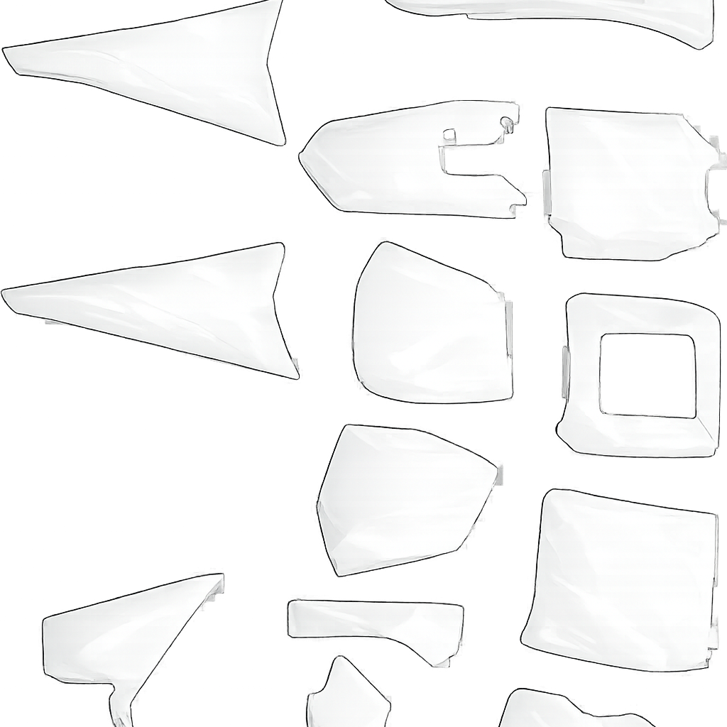 Yozma IN 10 CUSTOM White plastics