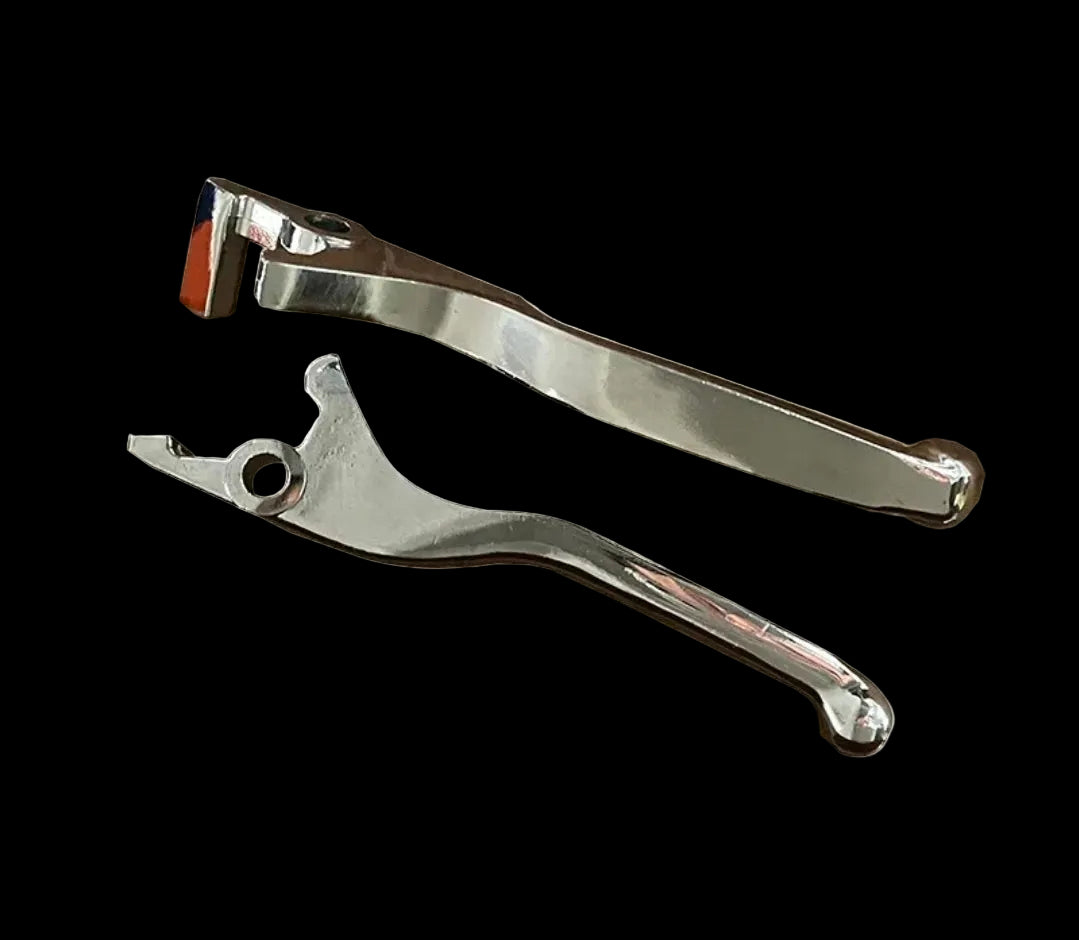 Silver brake lever